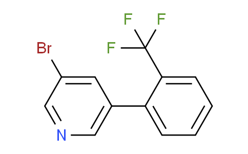 CAS No. 675589-99-8, 3-Bromo-5-(2-(trifluoromethyl)phenyl)pyridine
