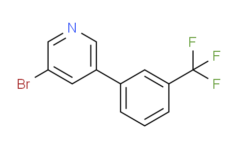 CAS No. 675589-94-3, 3-Bromo-5-(3-(trifluoromethyl)phenyl)pyridine