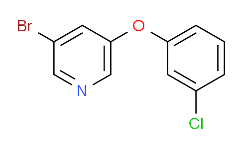 CAS No. 28232-65-7, 3-Bromo-5-(3-chlorophenoxy)pyridine
