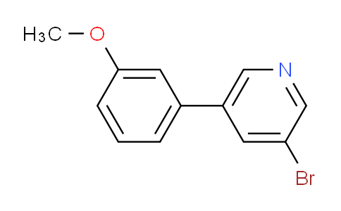 CAS No. 675590-10-0, 3-Bromo-5-(3-methoxyphenyl)pyridine