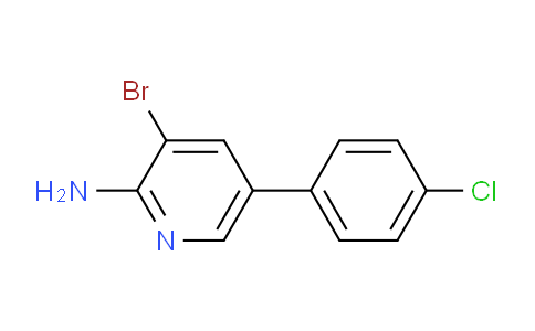 CAS No. 911113-60-5, 3-Bromo-5-(4-chlorophenyl)pyridin-2-amine