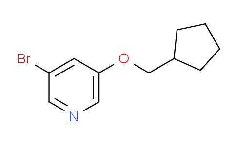 CAS No. 1339683-27-0, 3-Bromo-5-(cyclopentylmethoxy)pyridine