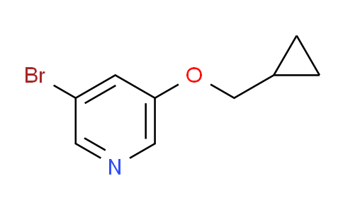 CAS No. 1383133-14-9, 3-Bromo-5-(cyclopropylmethoxy)pyridine