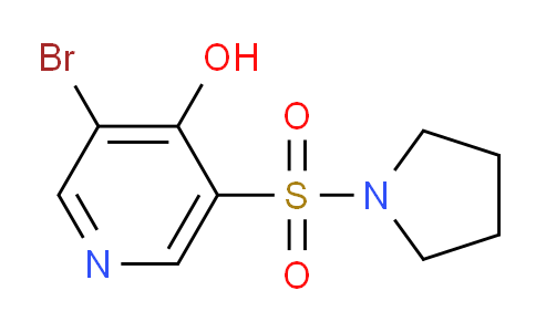 1352497-87-0 | 3-Bromo-5-(pyrrolidin-1-ylsulfonyl)pyridin-4-ol