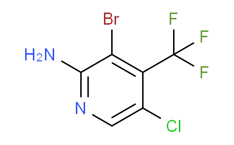 CAS No. 1823953-79-2, 3-Bromo-5-chloro-4-(trifluoromethyl)pyridin-2-amine