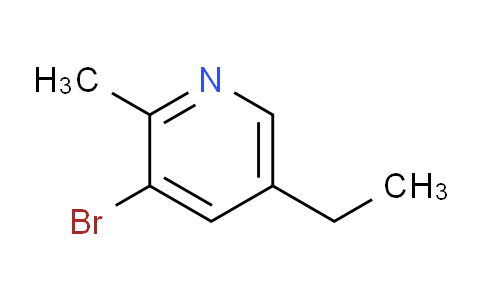 CAS No. 38749-84-7, 3-Bromo-5-ethyl-2-methylpyridine