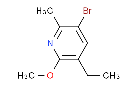 CAS No. 867006-25-5, 3-Bromo-5-ethyl-6-methoxy-2-methylpyridine