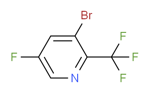 CAS No. 1245914-35-5, 3-Bromo-5-fluoro-2-(trifluoromethyl)pyridine