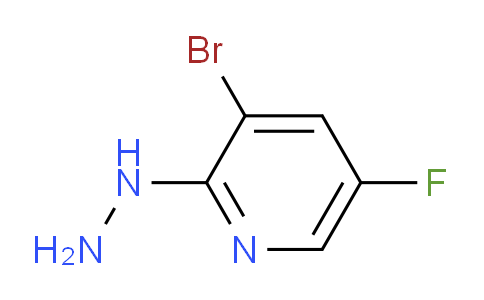 CAS No. 1379360-21-0, 3-Bromo-5-fluoro-2-hydrazinylpyridine