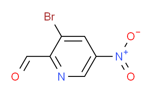 CAS No. 1289088-58-9, 3-Bromo-5-nitropicolinaldehyde