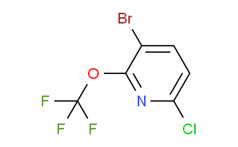 CAS No. 1361852-53-0, 3-Bromo-6-chloro-2-(trifluoromethoxy)pyridine