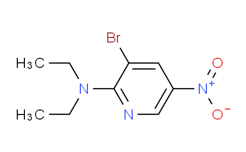 CAS No. 1065074-82-9, 3-Bromo-N,N-diethyl-5-nitropyridin-2-amine