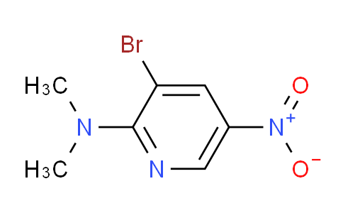 CAS No. 26163-05-3, 3-Bromo-N,N-dimethyl-5-nitropyridin-2-amine