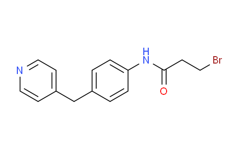 CAS No. 842956-84-7, 3-Bromo-N-(4-(pyridin-4-ylmethyl)phenyl)propanamide