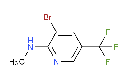 CAS No. 1256811-19-4, 3-Bromo-N-methyl-5-(trifluoromethyl)pyridin-2-amine