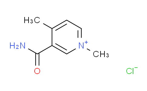 CAS No. 110999-36-5, 3-Carbamoyl-1,4-dimethylpyridin-1-ium chloride