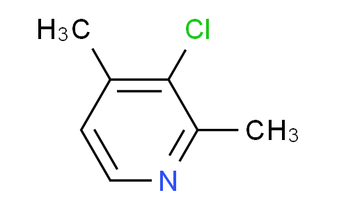 CAS No. 72093-05-1, 3-Chloro-2,4-dimethylpyridine