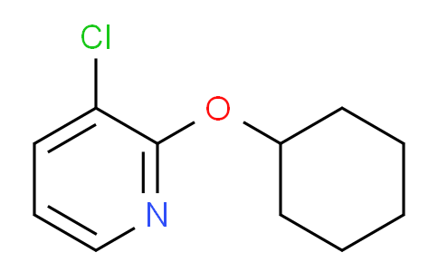 CAS No. 1289045-87-9, 3-Chloro-2-(cyclohexyloxy)pyridine