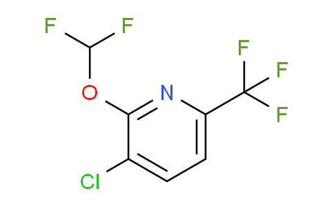 CAS No. 1214332-87-2, 3-Chloro-2-(difluoromethoxy)-6-(trifluoromethyl)pyridine