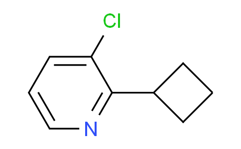 CAS No. 1355070-82-4, 3-Chloro-2-cyclobutylpyridine