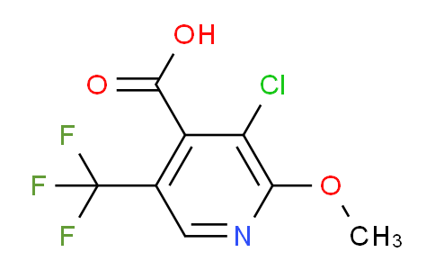 CAS No. 1221792-35-3, 3-Chloro-2-methoxy-5-(trifluoromethyl)isonicotinic acid