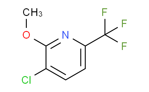 CAS No. 1214323-05-3, 3-Chloro-2-methoxy-6-(trifluoromethyl)pyridine