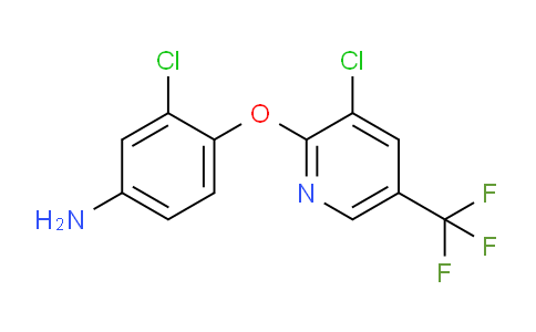 CAS No. 76471-06-2, 3-Chloro-4-((3-chloro-5-(trifluoromethyl)pyridin-2-yl)oxy)aniline