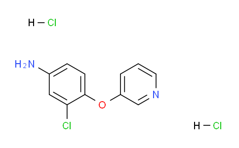 CAS No. 1185304-58-8, 3-Chloro-4-(pyridin-3-yloxy)aniline dihydrochloride