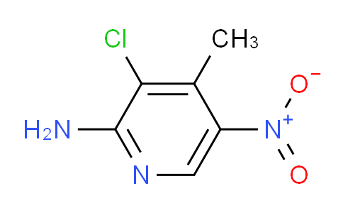 CAS No. 1003710-31-3, 3-Chloro-4-methyl-5-nitropyridin-2-amine