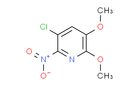CAS No. 1820718-15-7, 3-Chloro-5,6-dimethoxy-2-nitropyridine