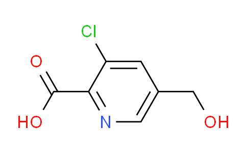 CAS No. 1824270-97-4, 3-Chloro-5-(hydroxymethyl)picolinic acid