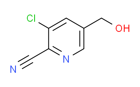 CAS No. 1186637-82-0, 3-Chloro-5-(hydroxymethyl)picolinonitrile
