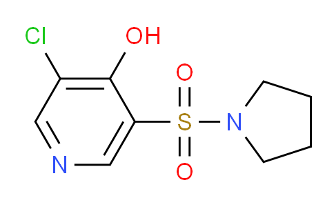 CAS No. 1352515-67-3, 3-Chloro-5-(pyrrolidin-1-ylsulfonyl)pyridin-4-ol