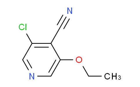 CAS No. 153463-57-1, 3-Chloro-5-ethoxyisonicotinonitrile