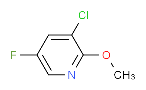 CAS No. 1214377-00-0, 3-Chloro-5-fluoro-2-methoxypyridine