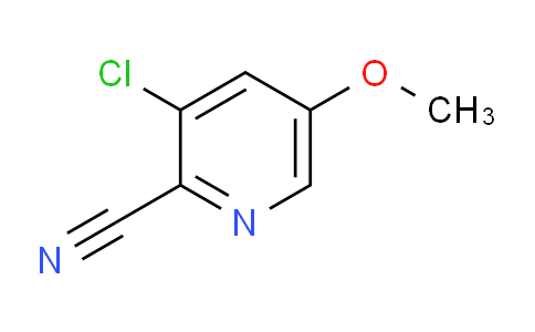 CAS No. 208994-06-3, 3-Chloro-5-methoxypicolinonitrile