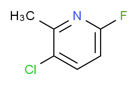 CAS No. 1214342-64-9, 3-Chloro-6-fluoro-2-methylpyridine