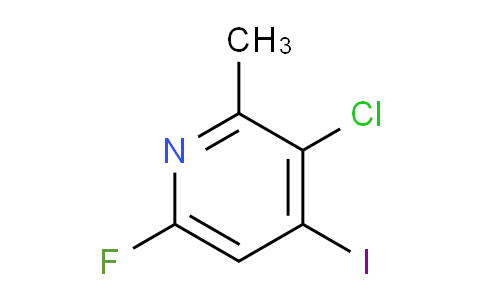CAS No. 884494-47-7, 3-Chloro-6-fluoro-4-iodo-2-methylpyridine