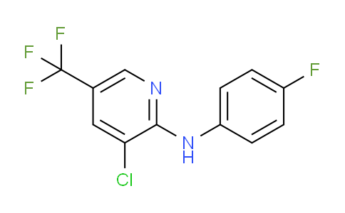 CAS No. 1219976-66-5, 3-Chloro-N-(4-fluorophenyl)-5-(trifluoromethyl)pyridin-2-amine