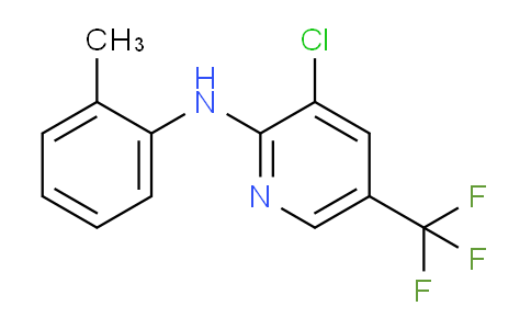 CAS No. 1220030-47-6, 3-Chloro-N-(o-tolyl)-5-(trifluoromethyl)pyridin-2-amine