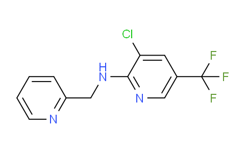 CAS No. 1042515-66-1, 3-Chloro-N-(pyridin-2-ylmethyl)-5-(trifluoromethyl)pyridin-2-amine
