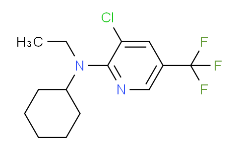 CAS No. 1219967-65-3, 3-Chloro-N-cyclohexyl-N-ethyl-5-(trifluoromethyl)pyridin-2-amine