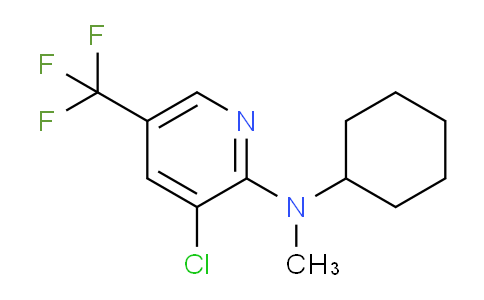 CAS No. 1220033-24-8, 3-Chloro-N-cyclohexyl-N-methyl-5-(trifluoromethyl)pyridin-2-amine