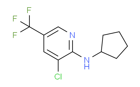 CAS No. 1041581-59-2, 3-Chloro-N-cyclopentyl-5-(trifluoromethyl)pyridin-2-amine