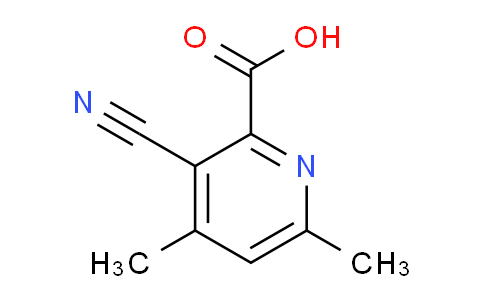 CAS No. 1221791-59-8, 3-Cyano-4,6-dimethylpicolinic acid