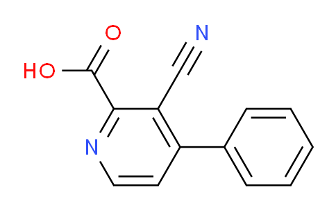 CAS No. 133609-28-6, 3-Cyano-4-phenylpicolinic acid