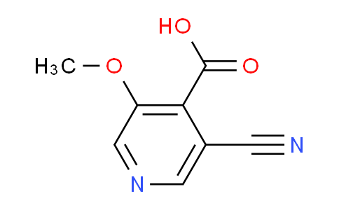 CAS No. 1138444-09-3, 3-Cyano-5-methoxyisonicotinic acid