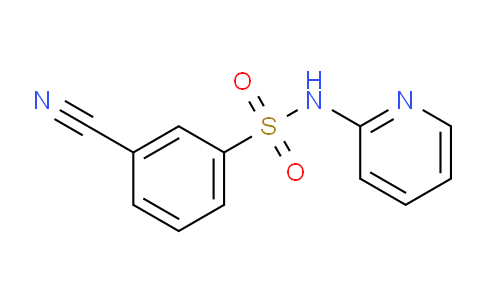 CAS No. 860515-65-7, 3-Cyano-N-(pyridin-2-yl)benzenesulfonamide