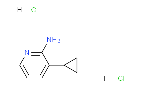 CAS No. 1707367-79-0, 3-Cyclopropylpyridin-2-amine dihydrochloride