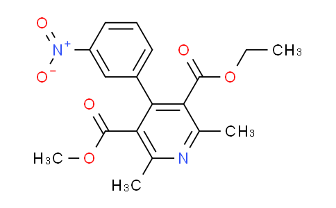 CAS No. 89267-41-4, 3-Ethyl 5-methyl 2,6-dimethyl-4-(3-nitrophenyl)pyridine-3,5-dicarboxylate